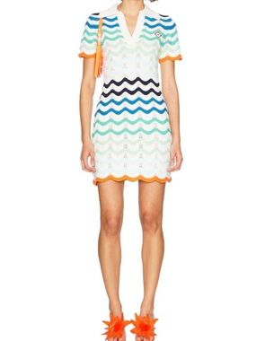 CASABLANCA Crochet Mini Dress